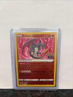 Pokémon Radiant Charizard Collectible Card